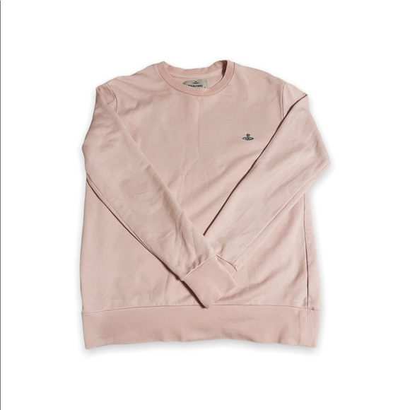 Vivienne Westwood Pink Sweatshirt Embroidered Logo Size Small